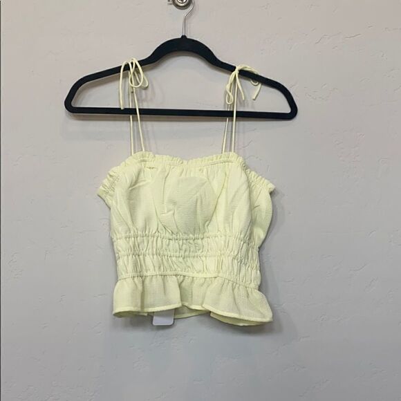 Line & Dot Smocked Cami Top - Picture 4 of 9